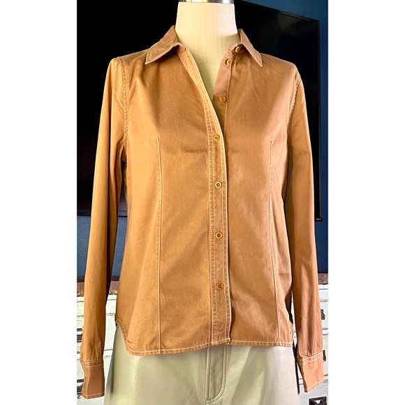 Madewell Darted Buttonup Shirt 8 - Picture 1 of 12